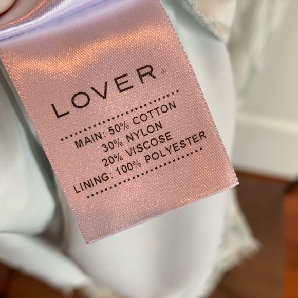 Lover Affinity Lace Halter in Mist, Sz 4, NWT - Picture 7 of 8